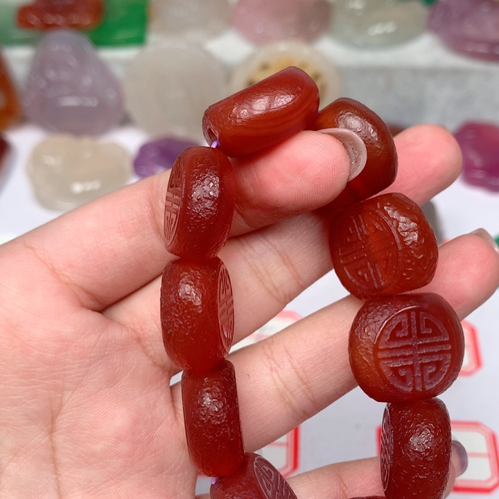 玛瑙/玉髓颈饰未镶嵌梦**真