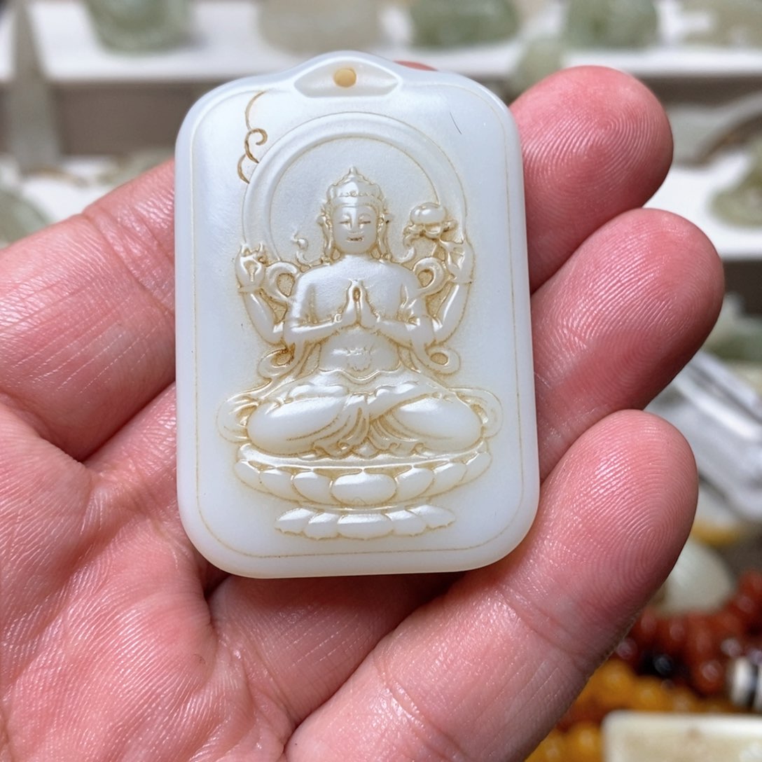 和田玉颈饰未镶嵌用****4