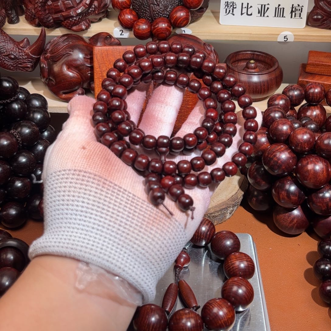 木8x9泥料老型珠108颗-多样性发其一