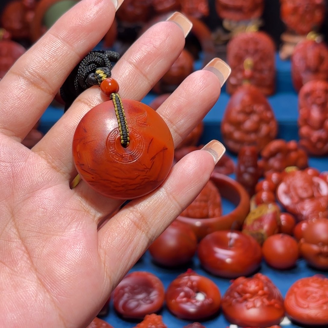 未镶嵌雕刻南红玛瑙❄️****