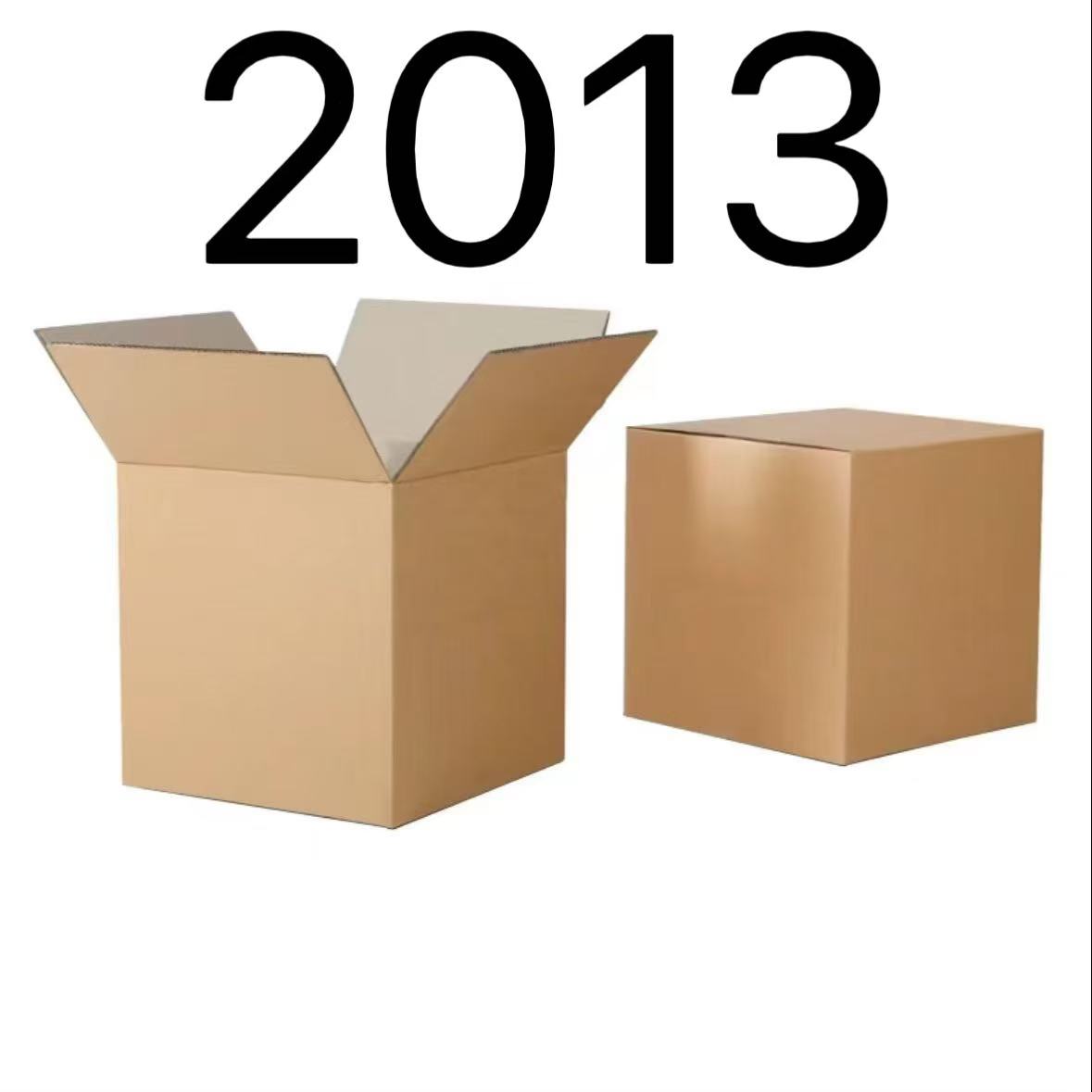 99新  【按照主播讲解下单】2013 编号纸箱 3C数码家用百货桌面摆件