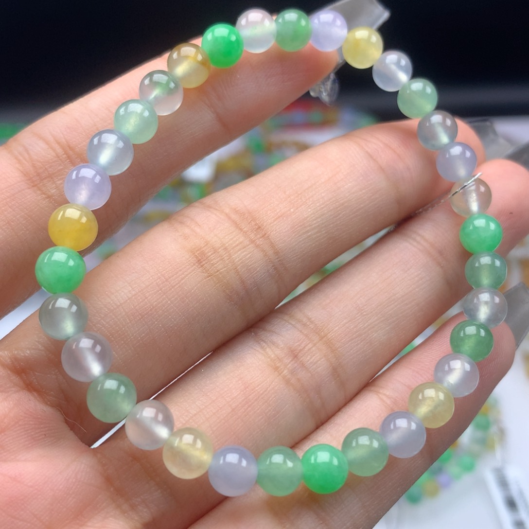 翡翠手链未镶嵌卡 