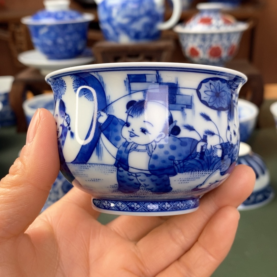 杯景德镇陶瓷手工手绘