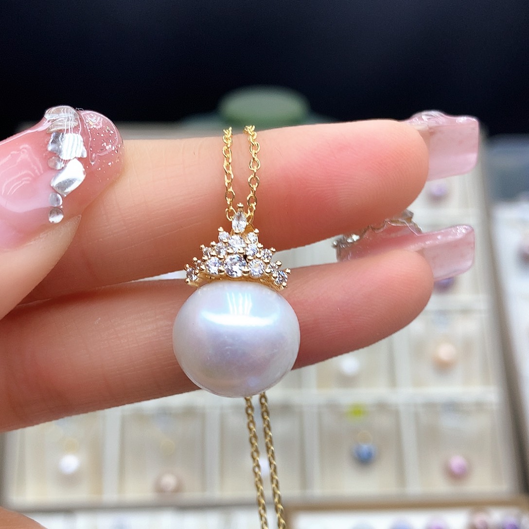 淡水珍珠颈饰合金