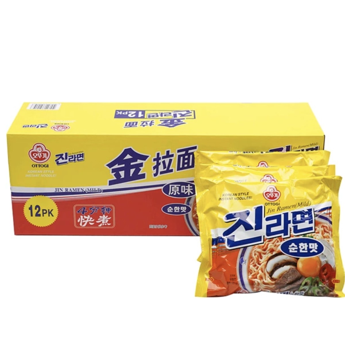不倒翁韩国金拉面