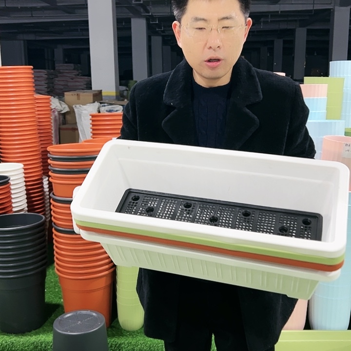 清仓竖纹菜盆长55宽24高17白色3套