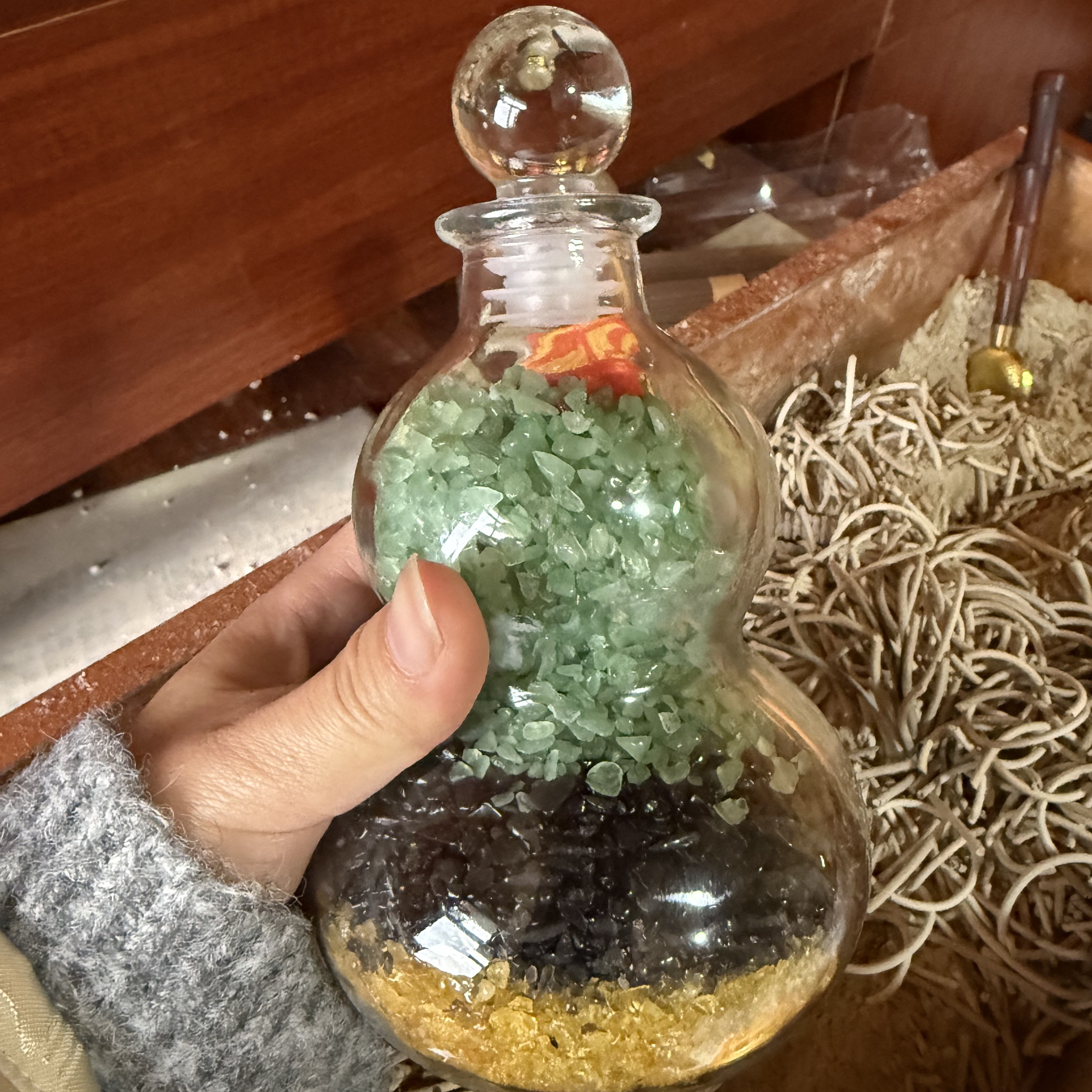 天然净化生财瓶摆件，已处理