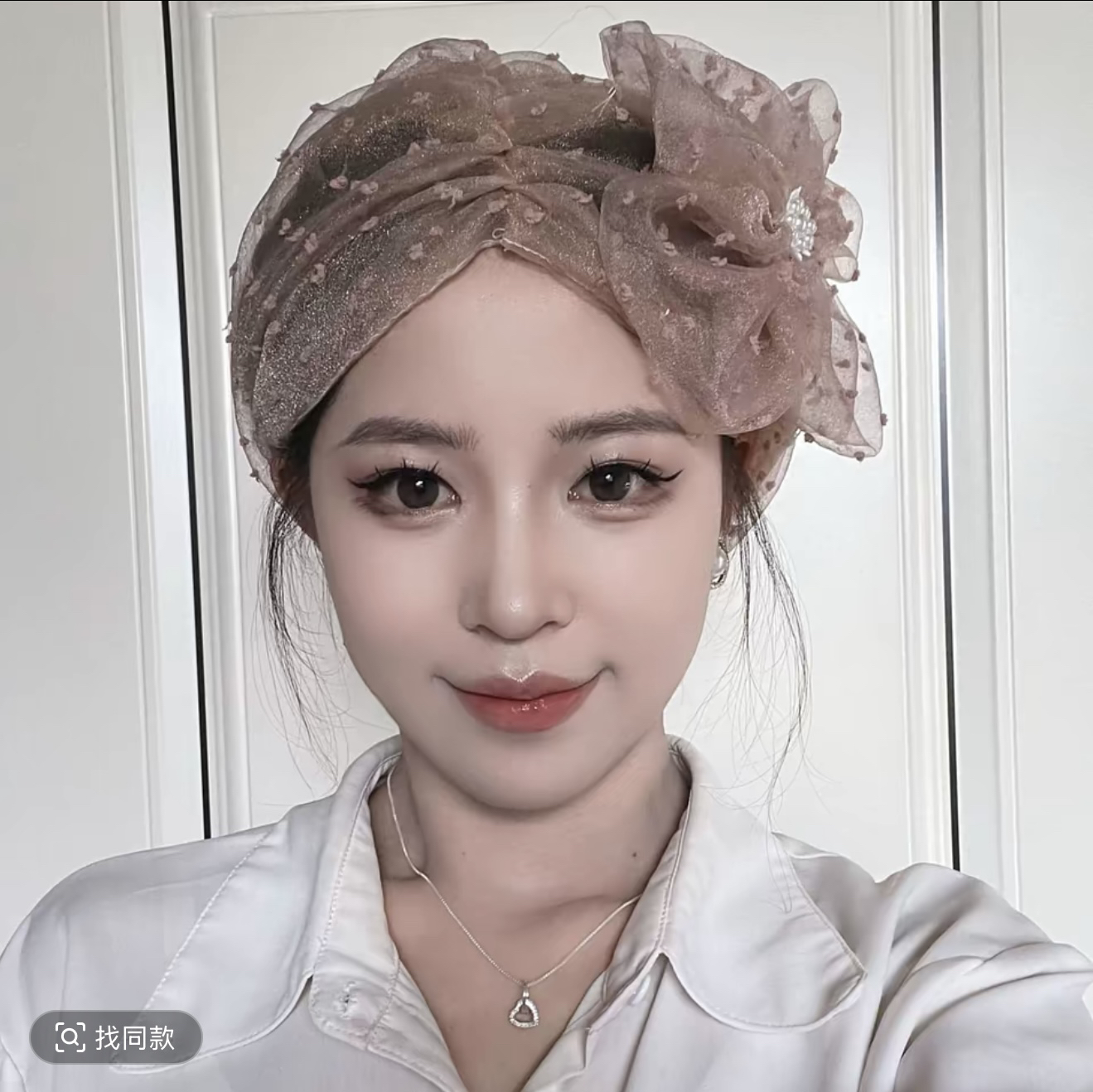 新款波点花花 仙女款发呆帽