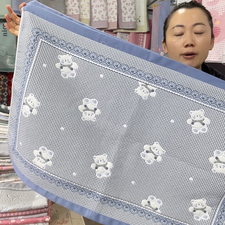 棉特价蓝色小熊猫