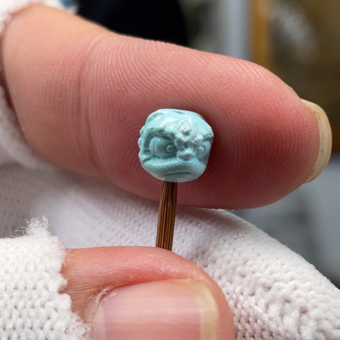 绿松石未镶嵌挂件