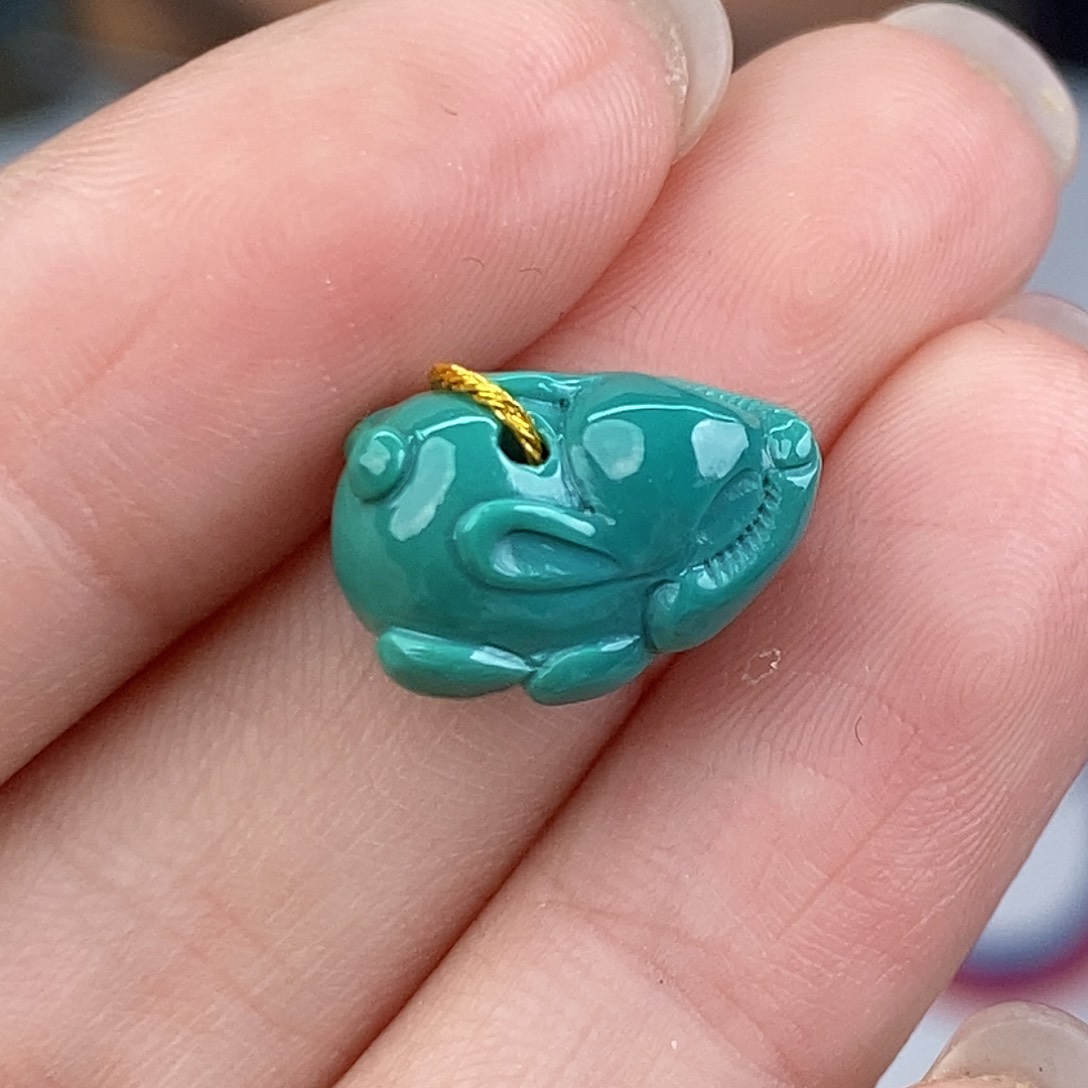 未镶嵌绿松石珠宝奇石