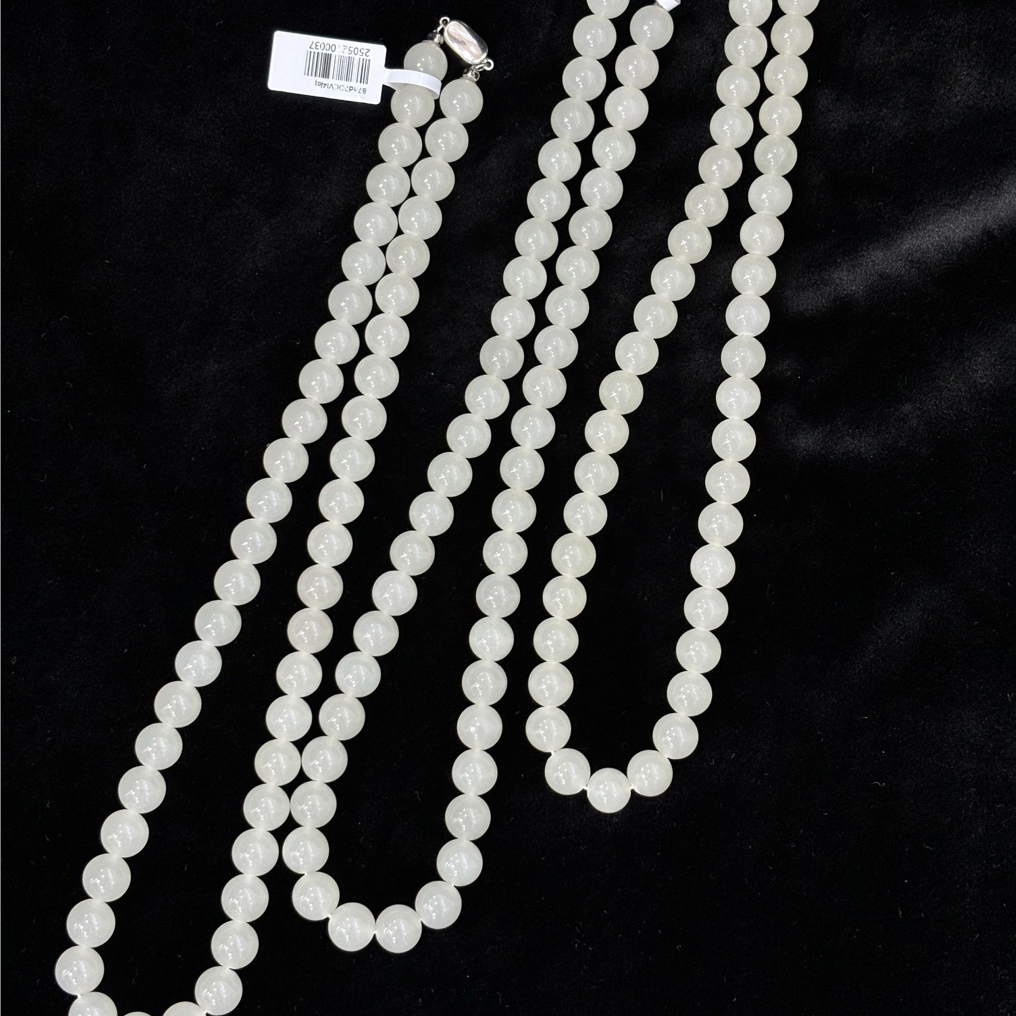 【小宝晶选】天然和田白玉项链 多样性发一件 约10mm 378XBHST