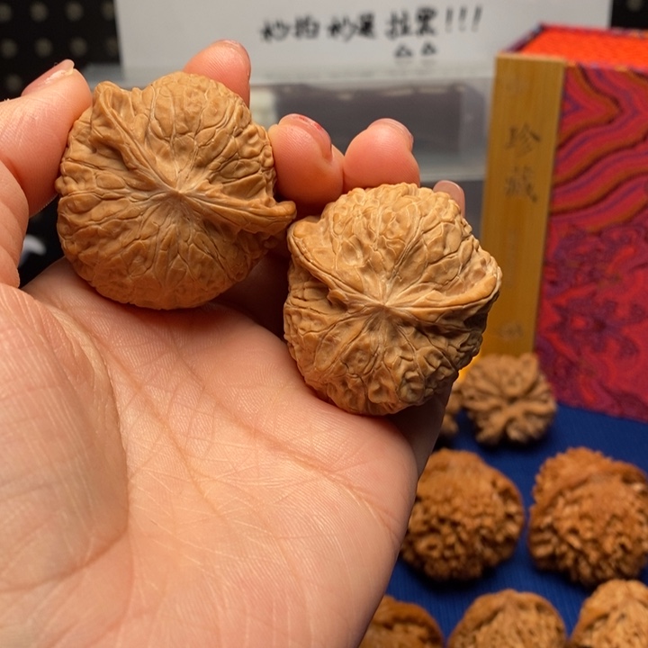 文玩核桃把件42尺微笑南瓜