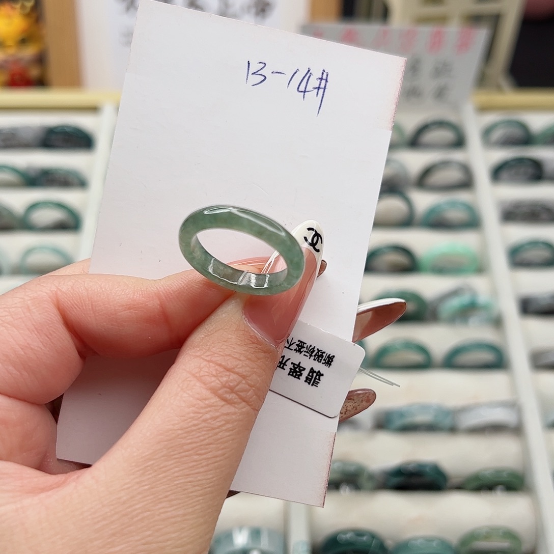 翡翠戒指未镶嵌戒指