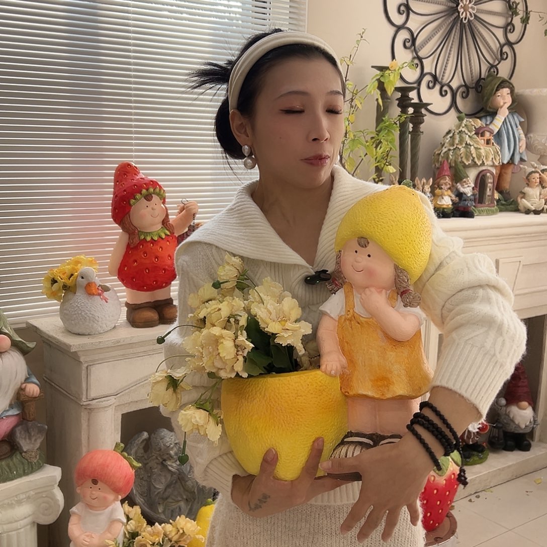 花园摆件红红火火