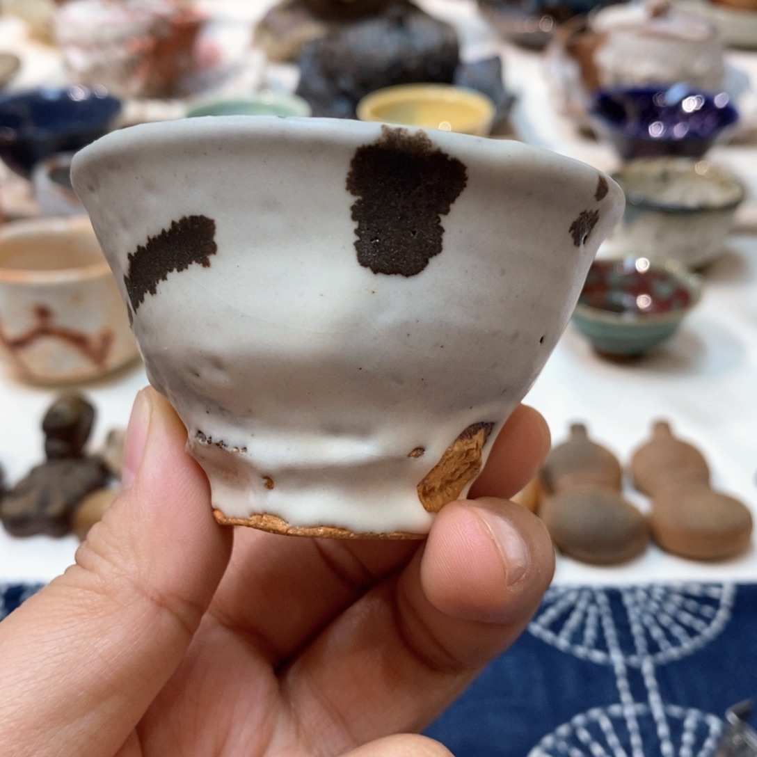 柴烧侘寂粗陶茶具