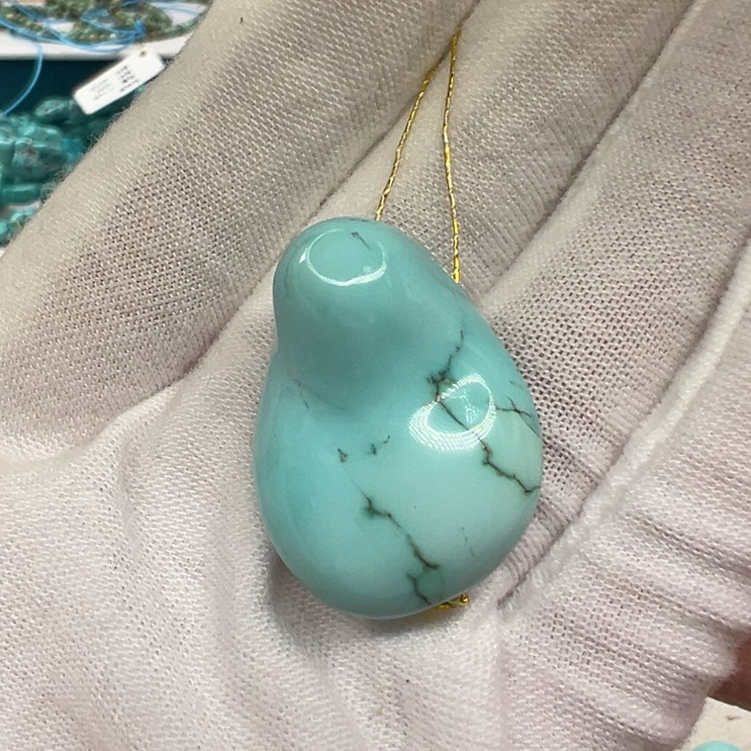 绿松石未镶嵌配饰96随形