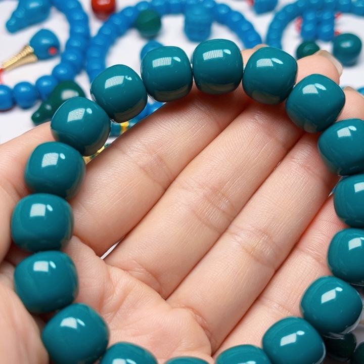 绿蓝色的老型单圈直径12