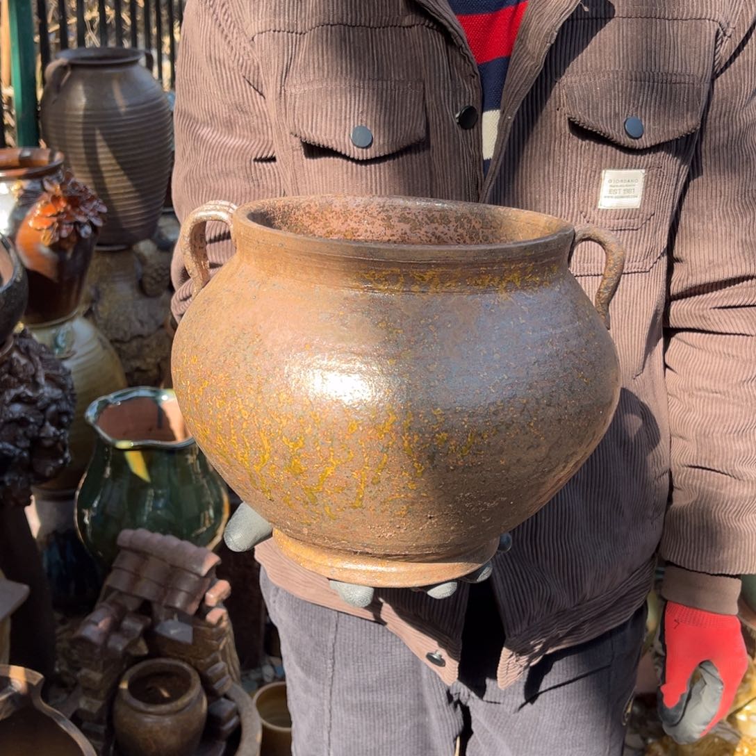 红陶高21口20有孔