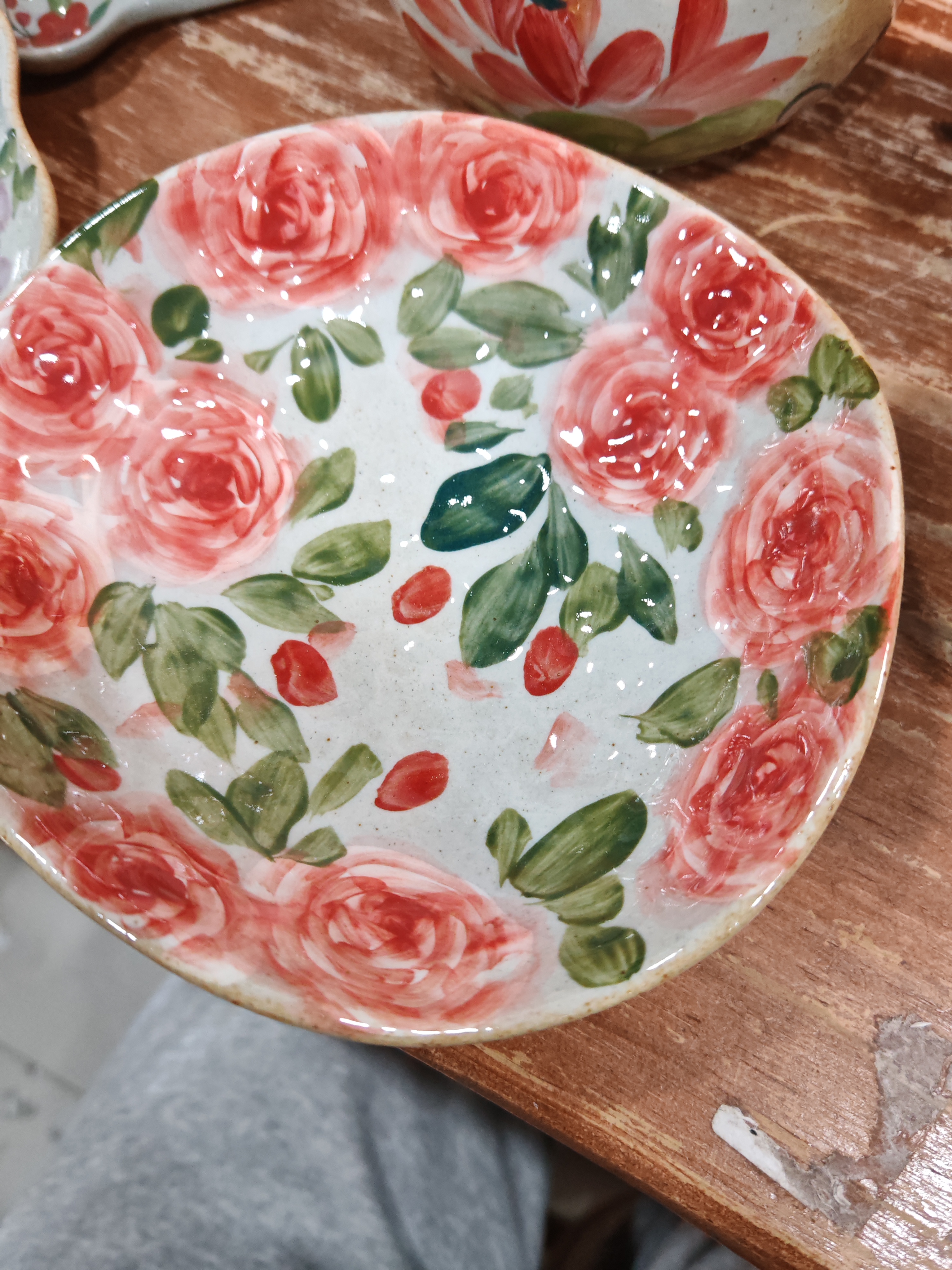 景德镇手工手绘茶壶