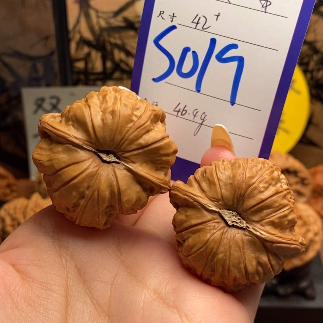 文玩核桃把件南瓜墩42