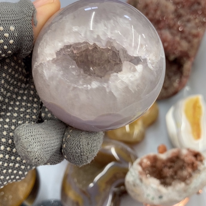 珠宝半成品紫晶未镶嵌