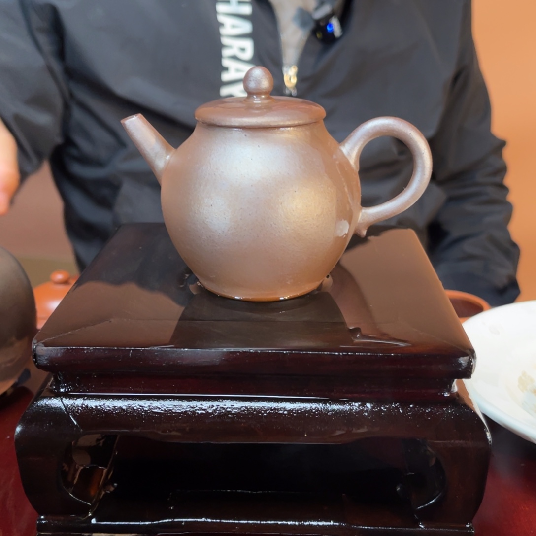 茶壶紫砂高端130cc红泥翁型壶