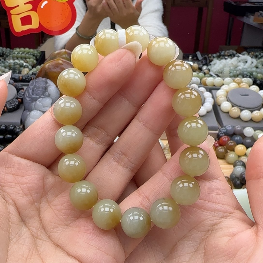 和田玉手链未镶嵌