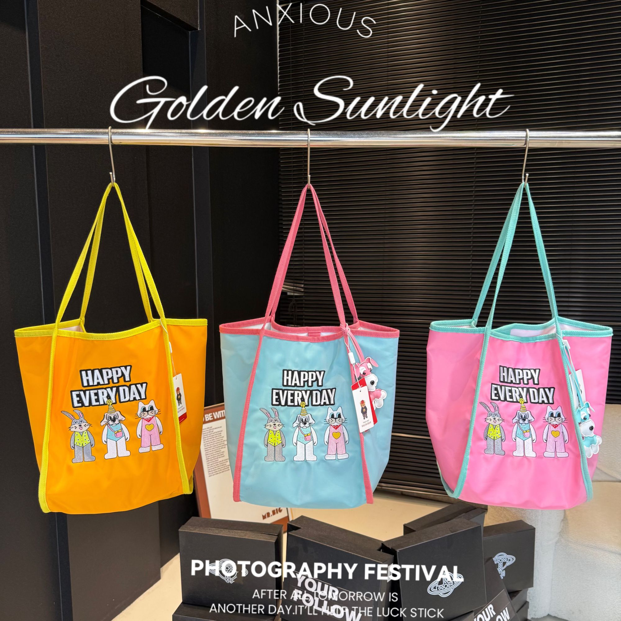 [原版直播改价]2025年新款小众大容量高密度手提刺绣单肩购物袋包