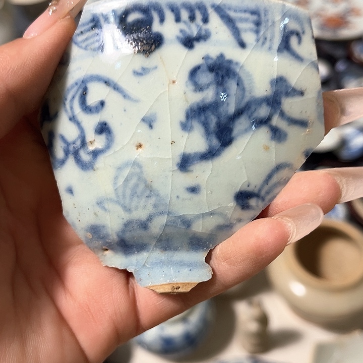 瓷片瓷片茶托喝茶非常不错