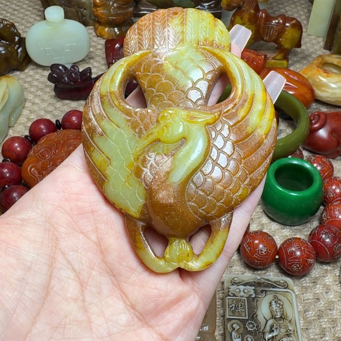 吊坠白玉菩提挂件
