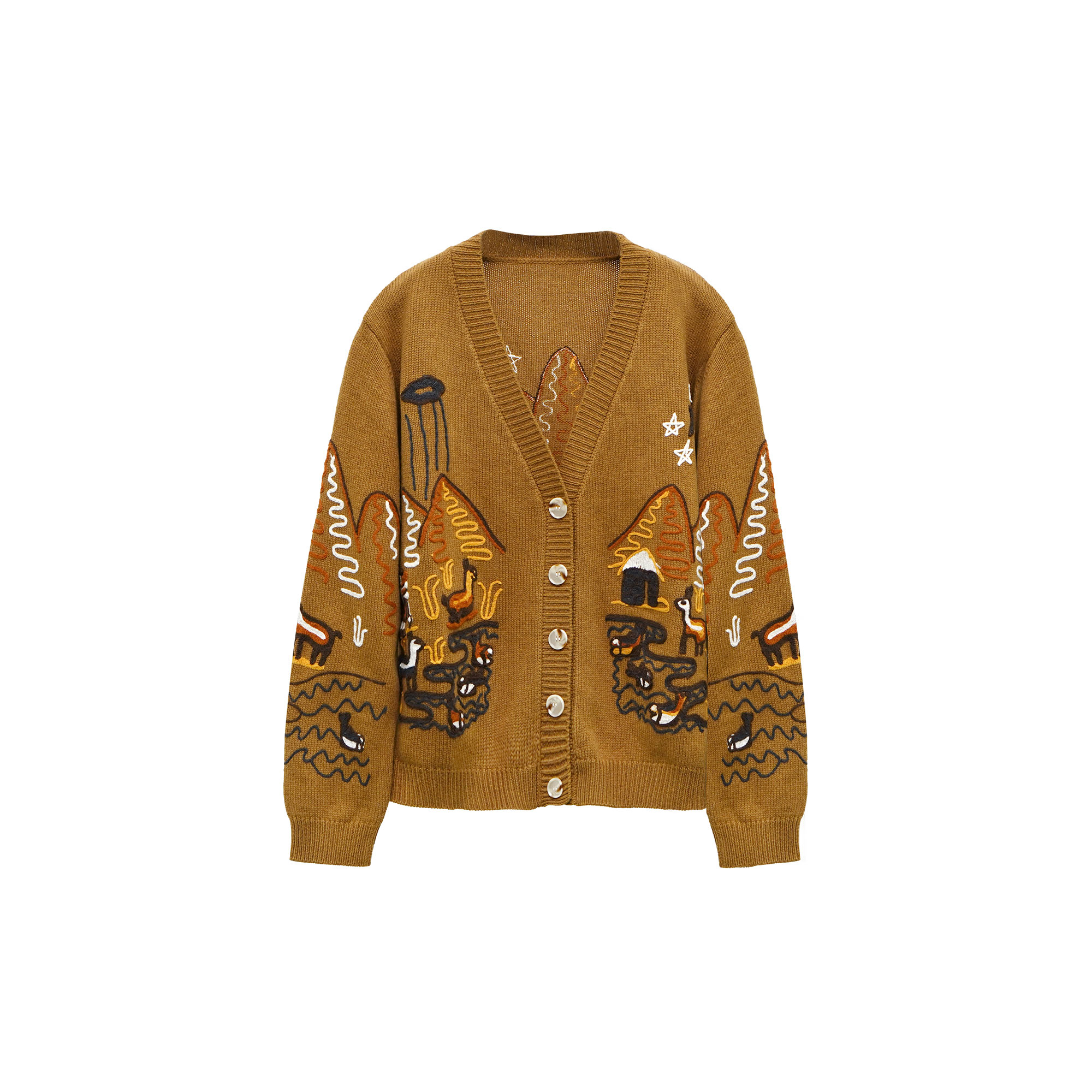 植物花卉女针织复古冬季毛针织衫加厚卡通秋冬韩版ZW-58