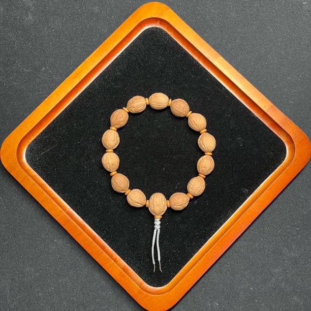 秋子手串大枣小枣小核桃手串手持