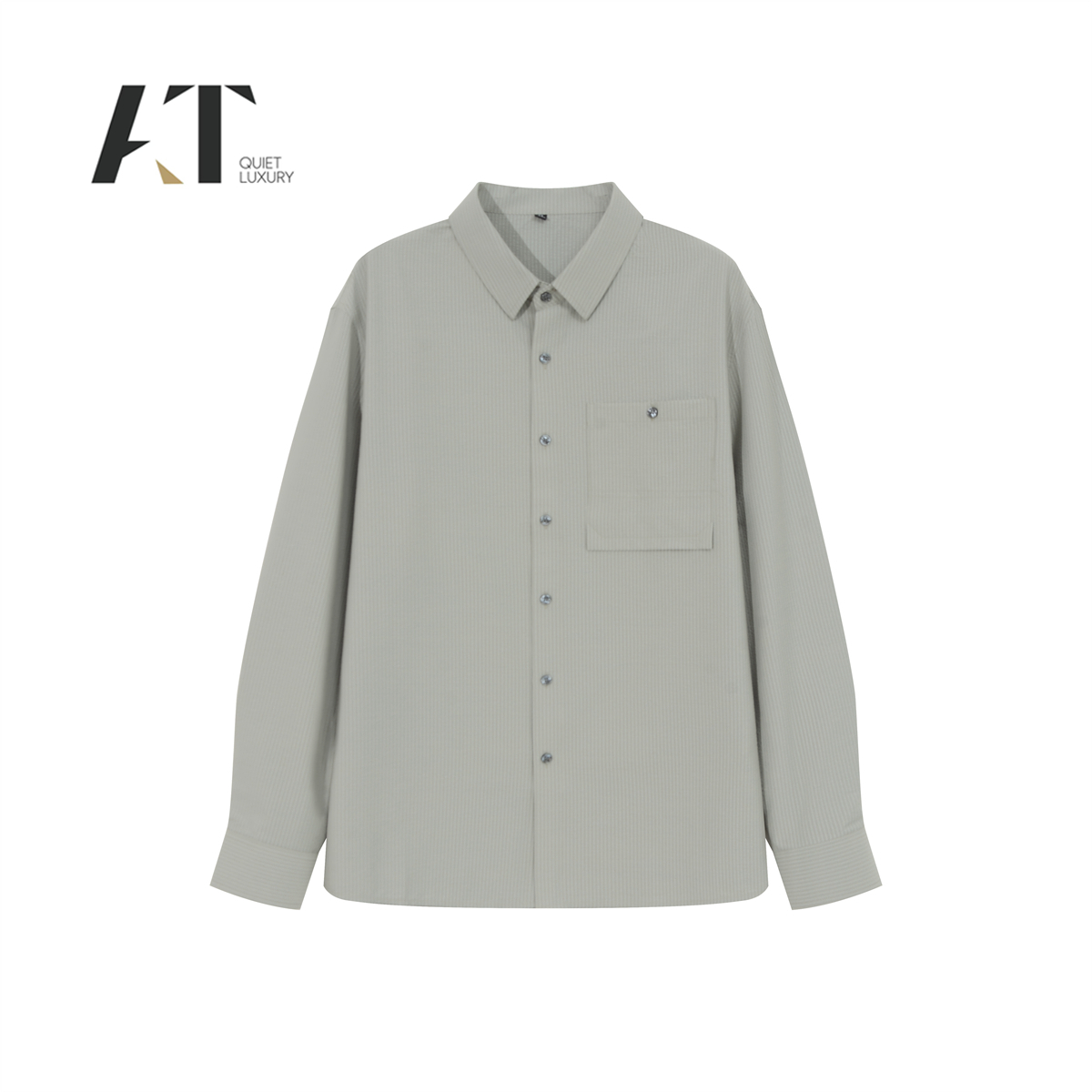 AT春季男士时尚百搭男士衬衫商务Y153