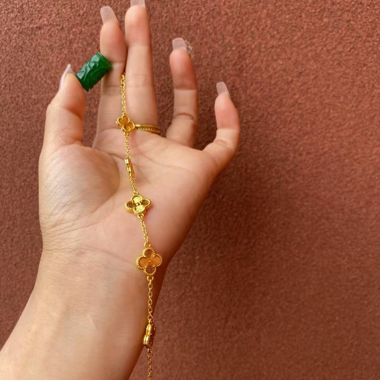 117四叶手链-玛瑙珠多样发一