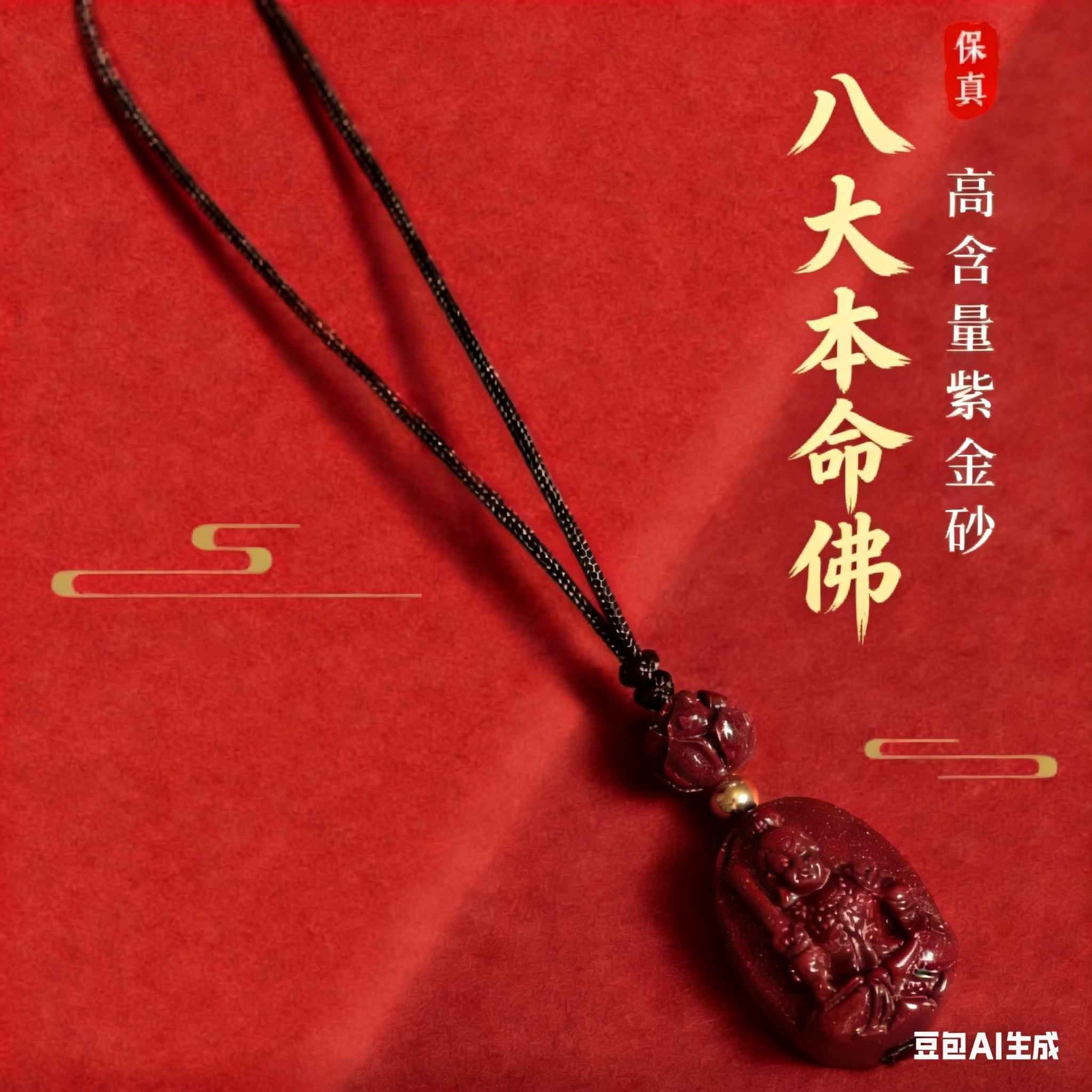 含辰砂工艺品正品朱砂十二生肖本命佛手机链男女款本命年手机挂