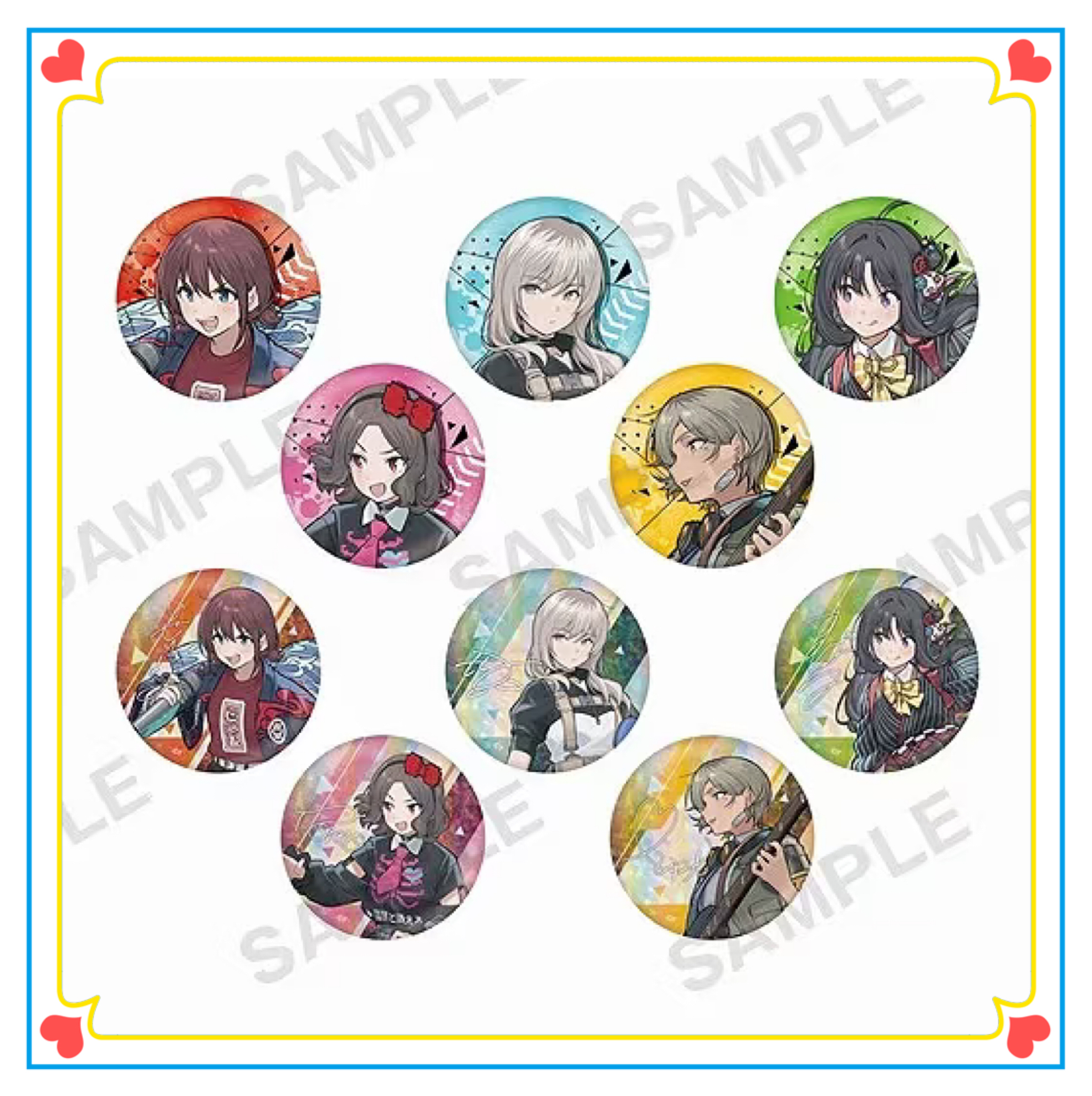 哭泣少女乐队GBC RAS对邦 演唱会live随机闪 吧唧徽章 盲盒代拆