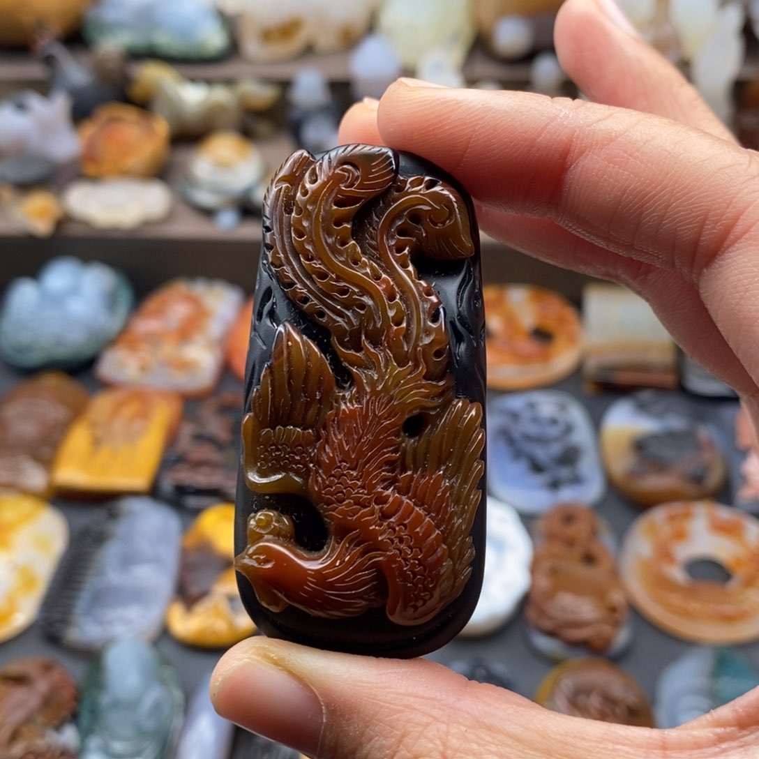 未镶嵌吊坠(不含链)玛瑙/玉髓