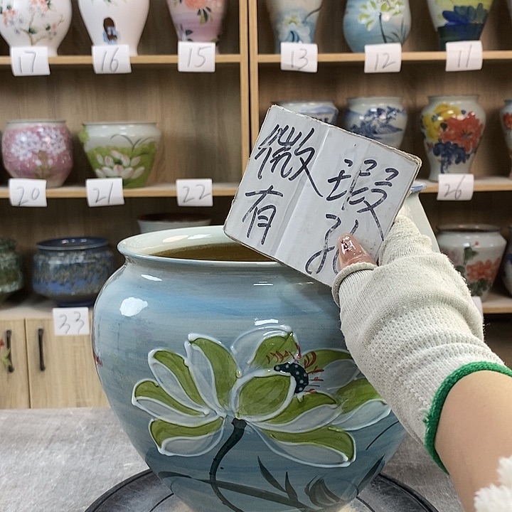 缸1xc景德镇陶瓷花盆