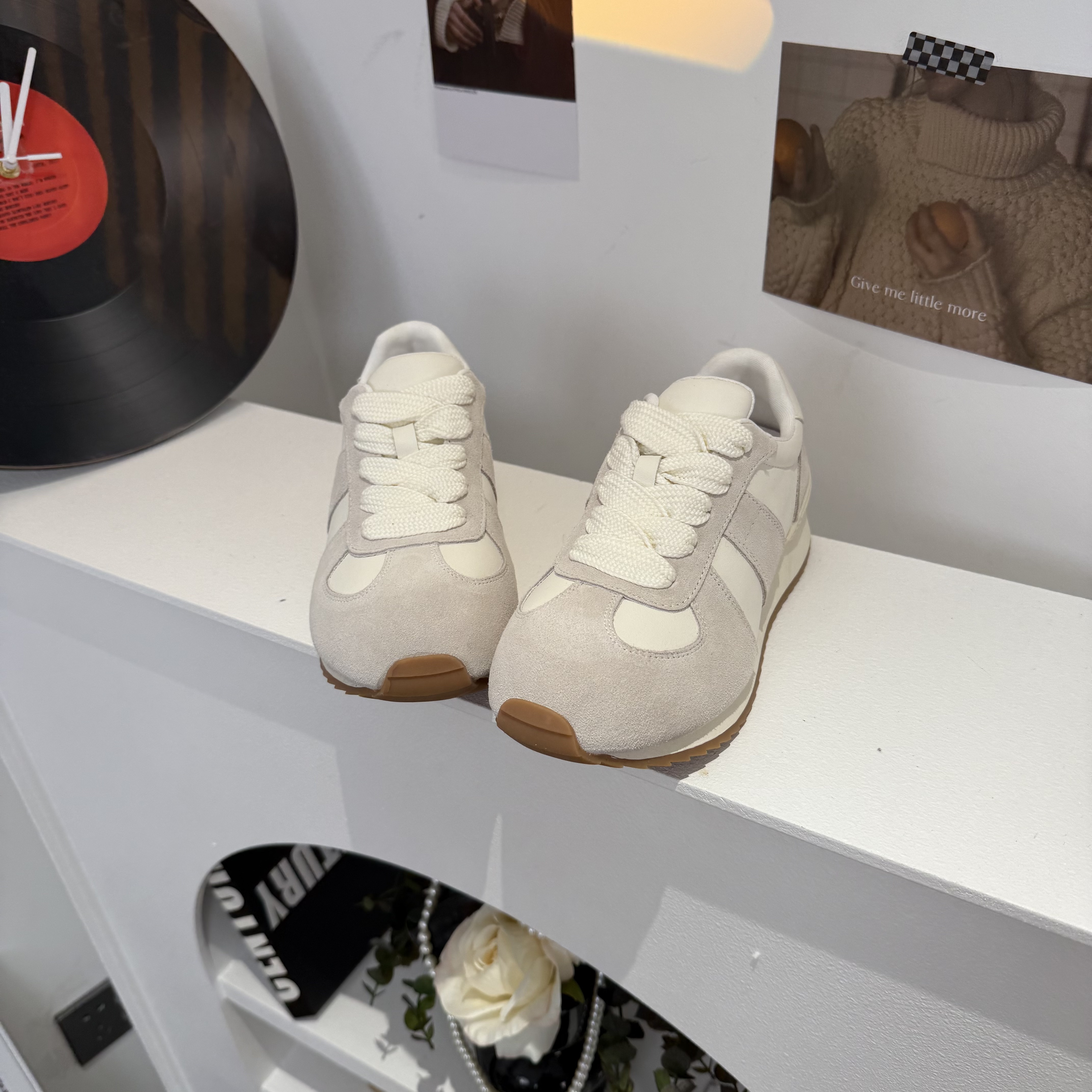 厚底德训鞋女2025年春季新款超火小白鞋爆款华夫阿甘鞋休闲运动鞋