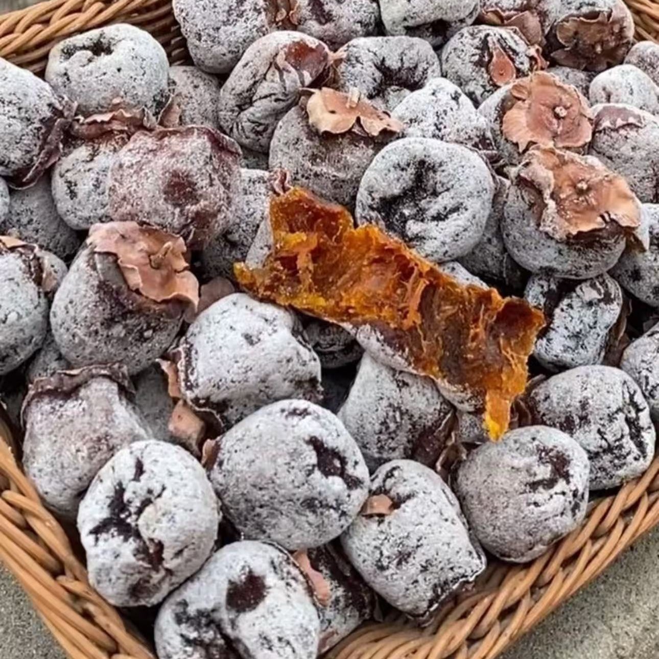 彪哥太行山农家老柿饼 手工自然挂霜 无硫熏（宝妈婴幼儿放心食用）