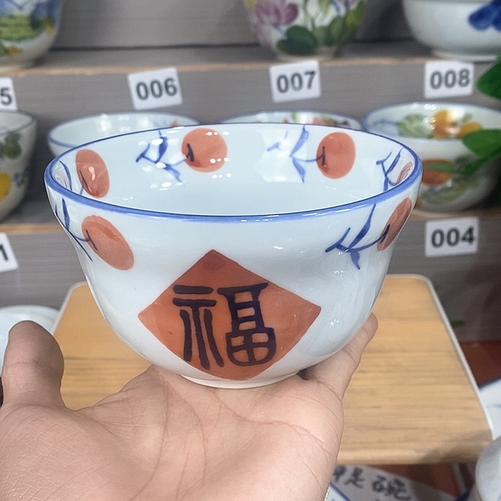 禾泥陶器高温釉下彩手工手绘陶瓷
