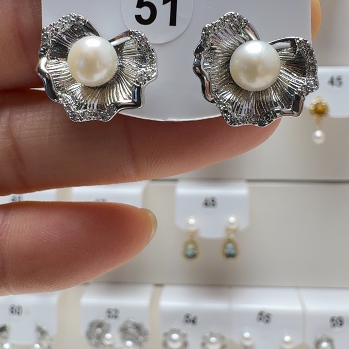 耳饰淡水珍珠未镶嵌