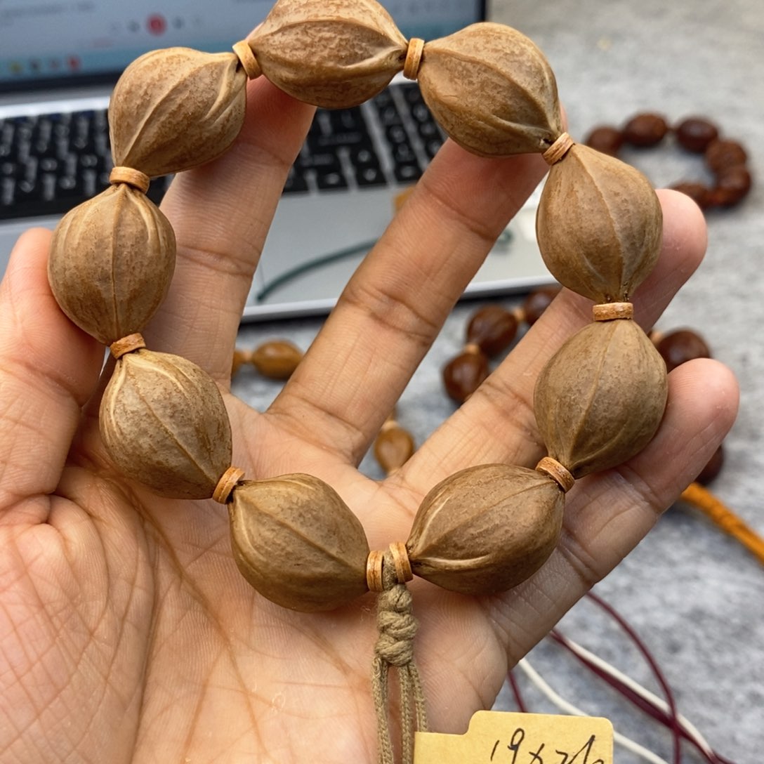 橄榄核手串/手链19/26老核四花