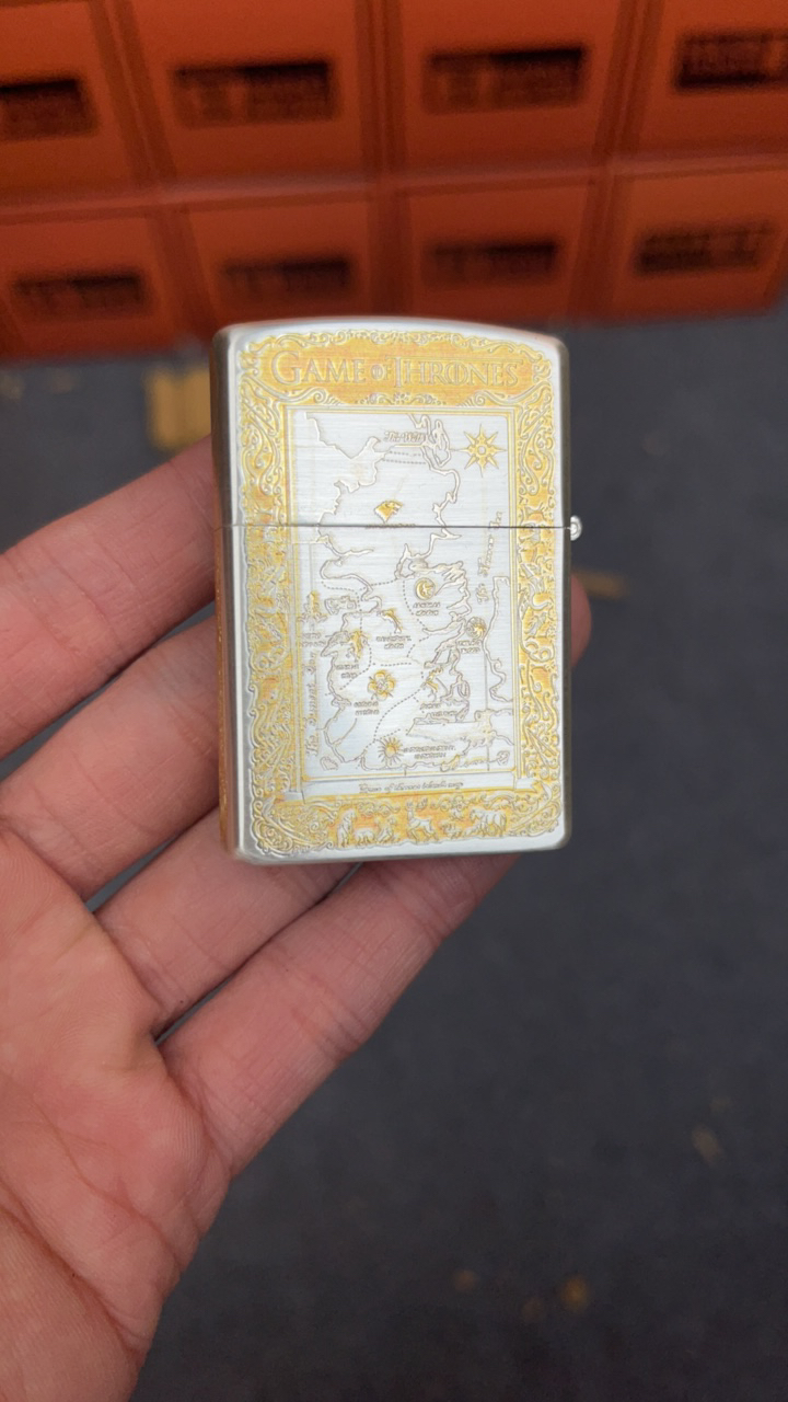 高端没用打火机佐罗银金双色冰与火Z2-1120