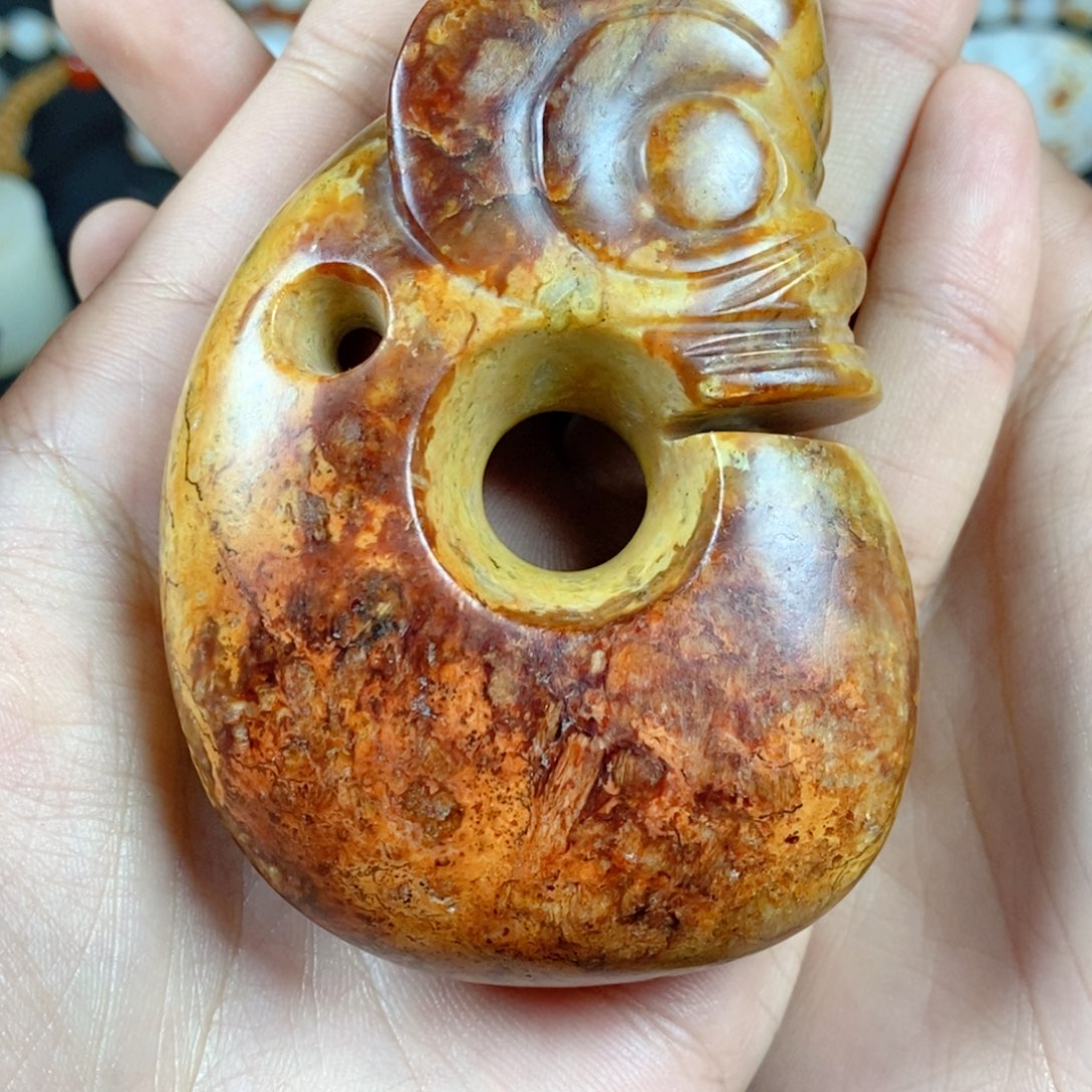 和田玉把件未镶嵌宁**