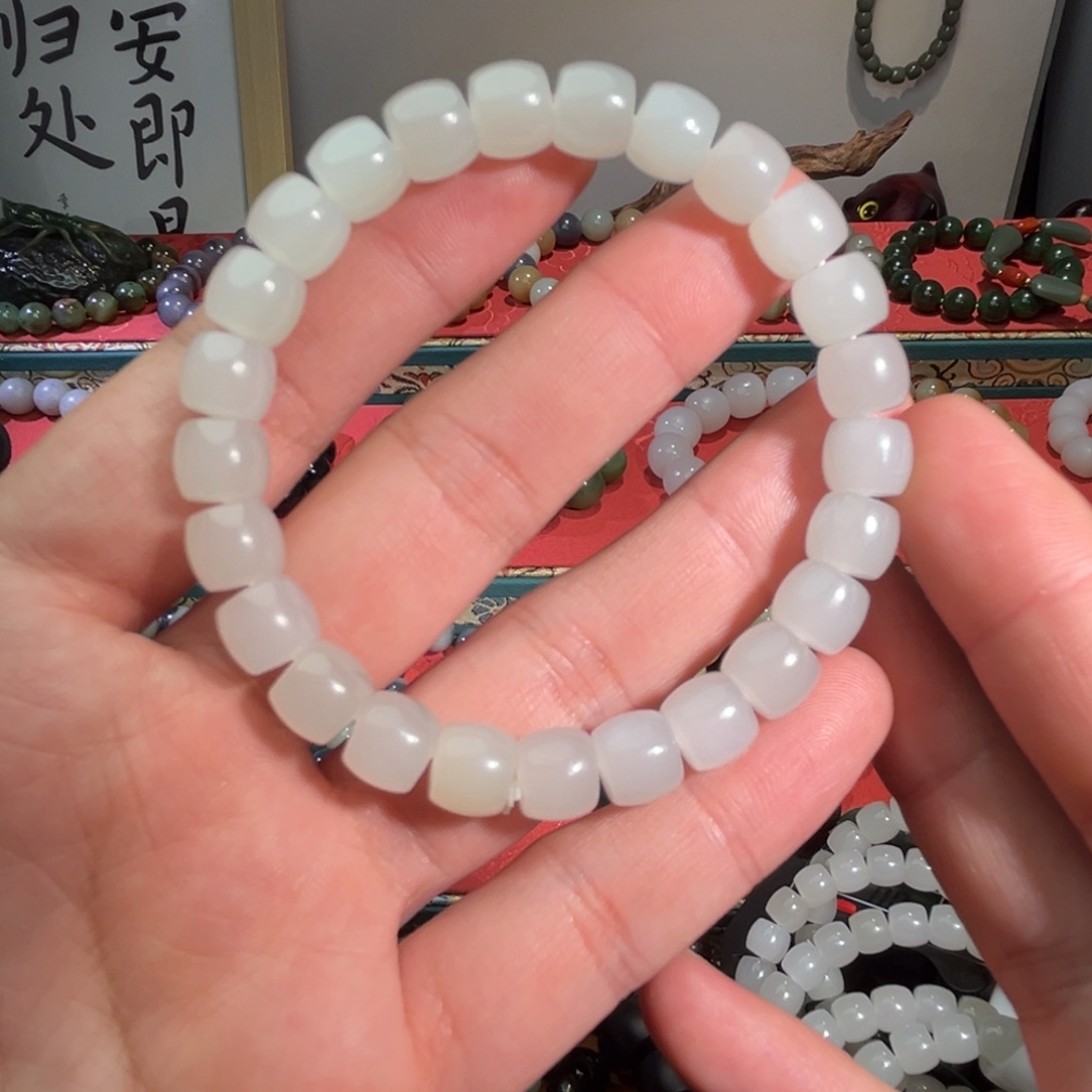 和田玉手链未镶嵌