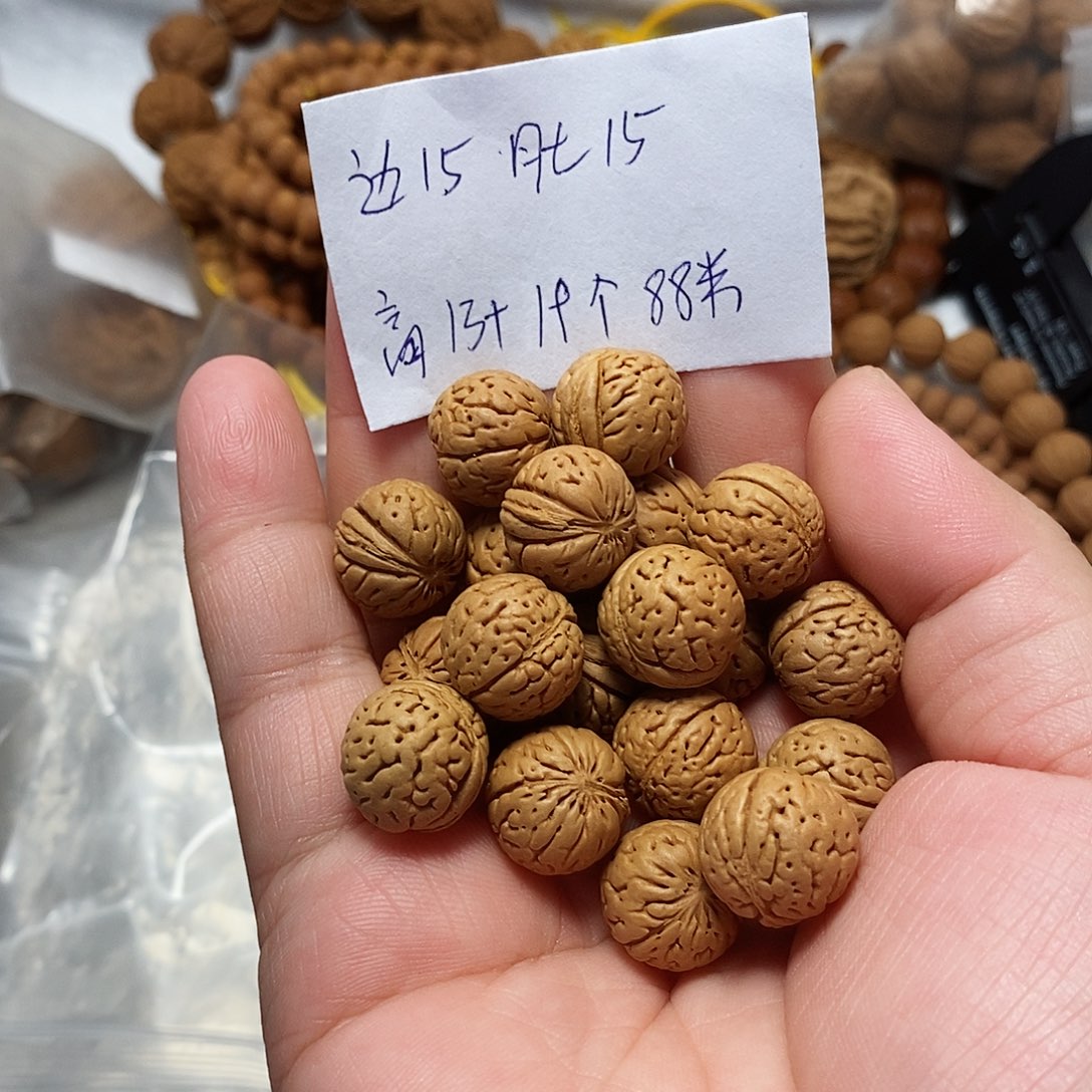 核桃手串/手链野生纽扣单圈