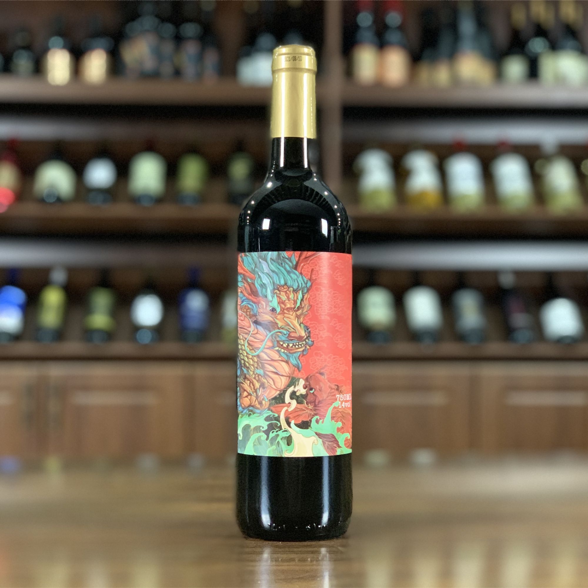 飞龙在天干红葡萄酒14°750ml*1瓶lz