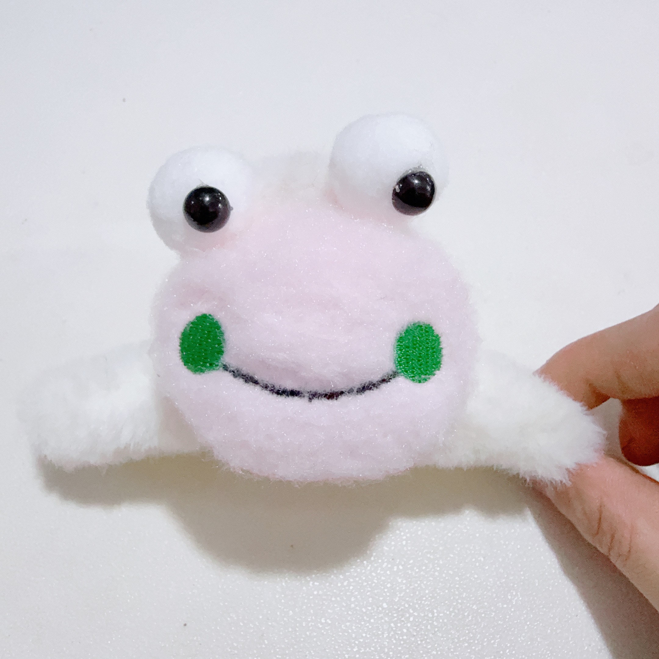 可爱青蛙毛绒抓夹大号发夹女后脑勺秋冬发卡网红新款鲨鱼夹子4251